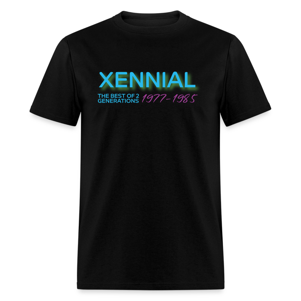 Xennial Years T-Shirt - black