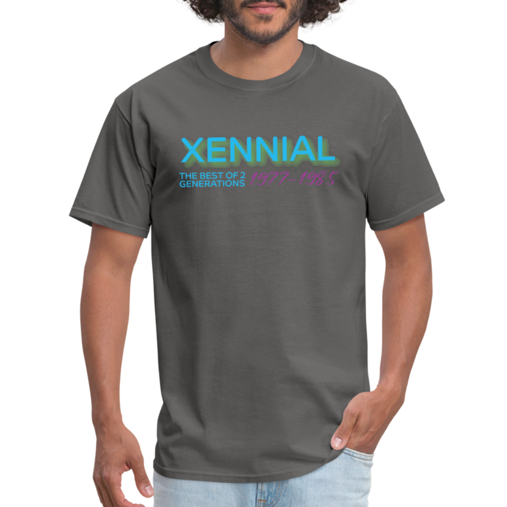 Xennial Years T-Shirt - charcoal