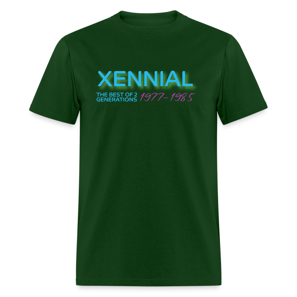 Xennial Years T-Shirt - forest green