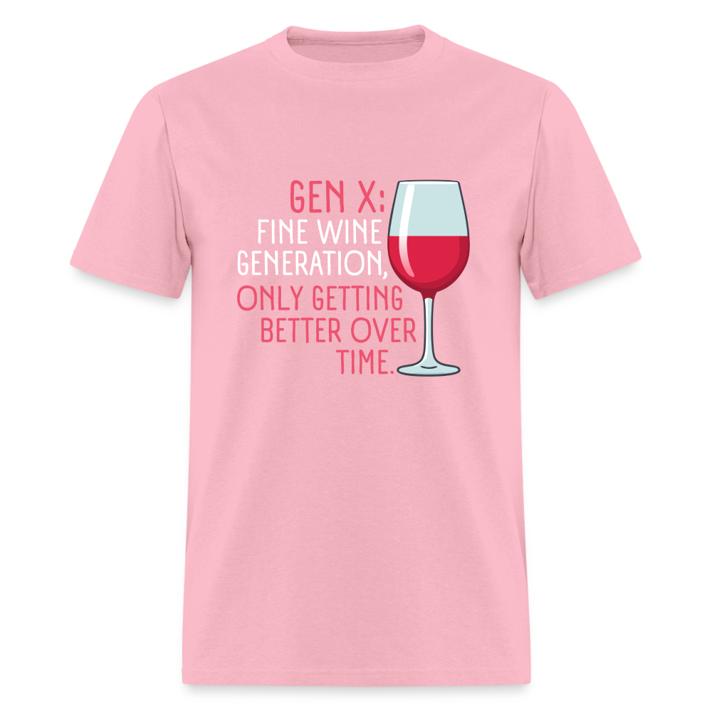Gen-X Fine Wine T-Shirt - pink