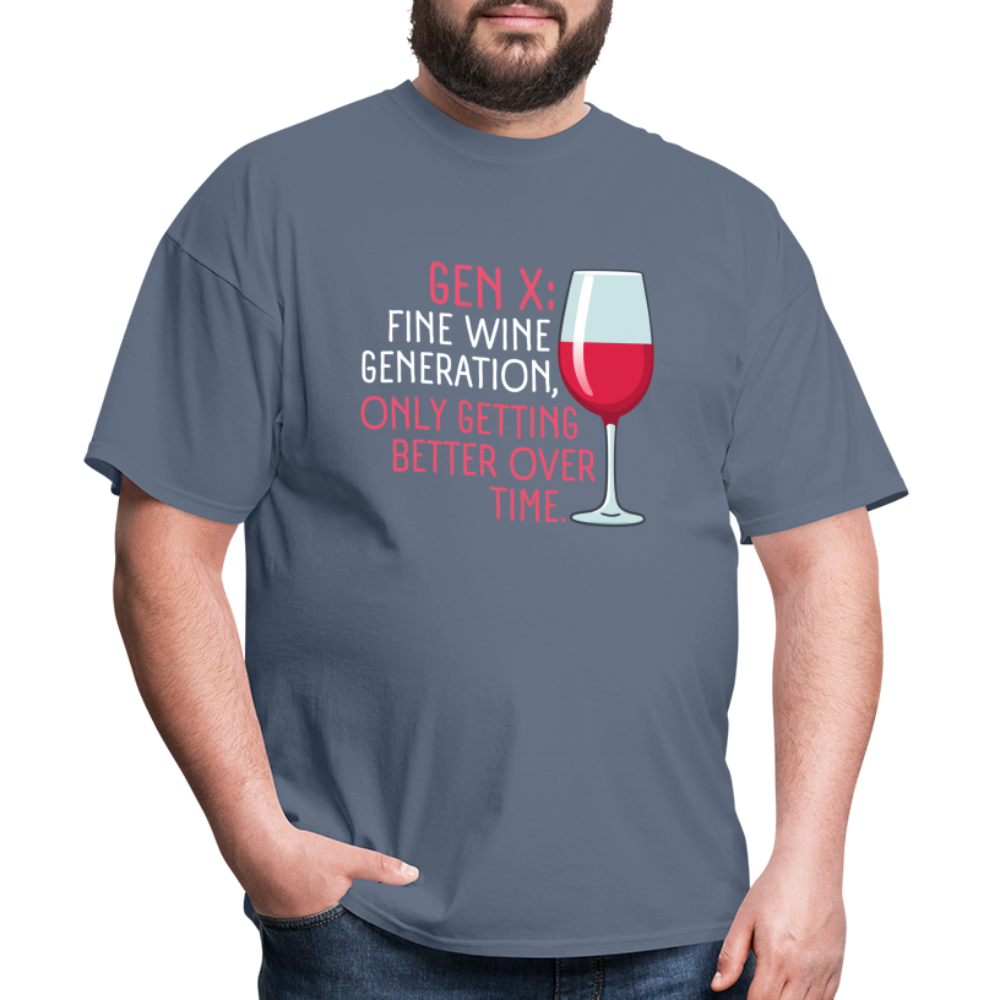 Gen-X Fine Wine T-Shirt - denim