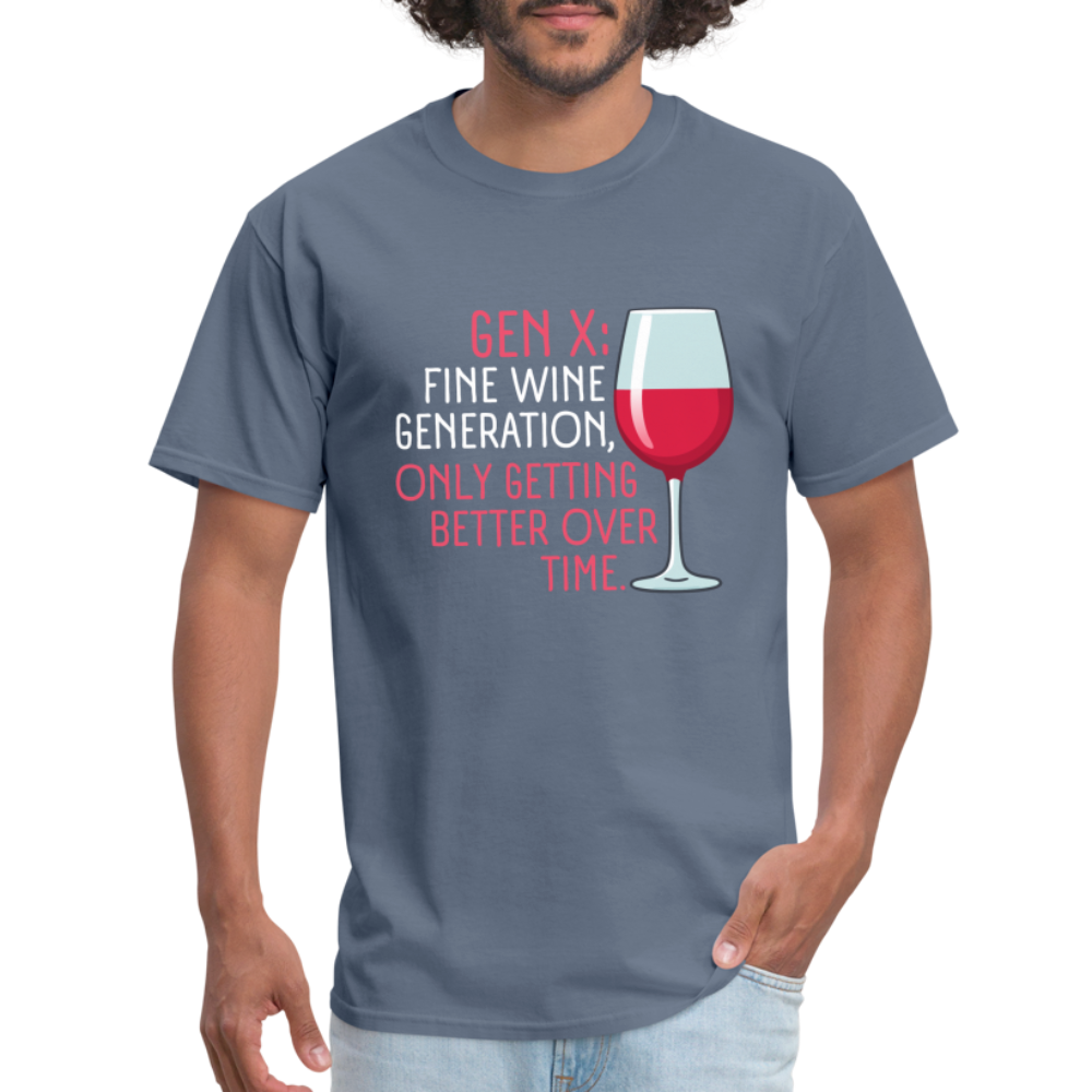 Gen-X Fine Wine T-Shirt - denim