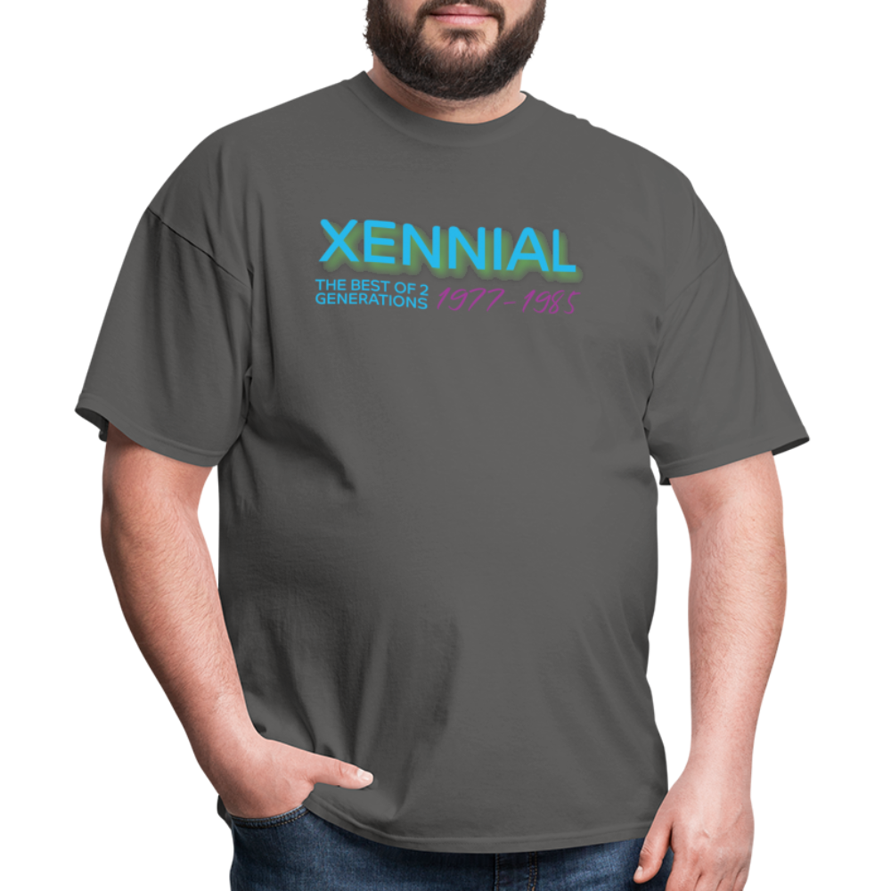 Xennial Years T-Shirt - charcoal