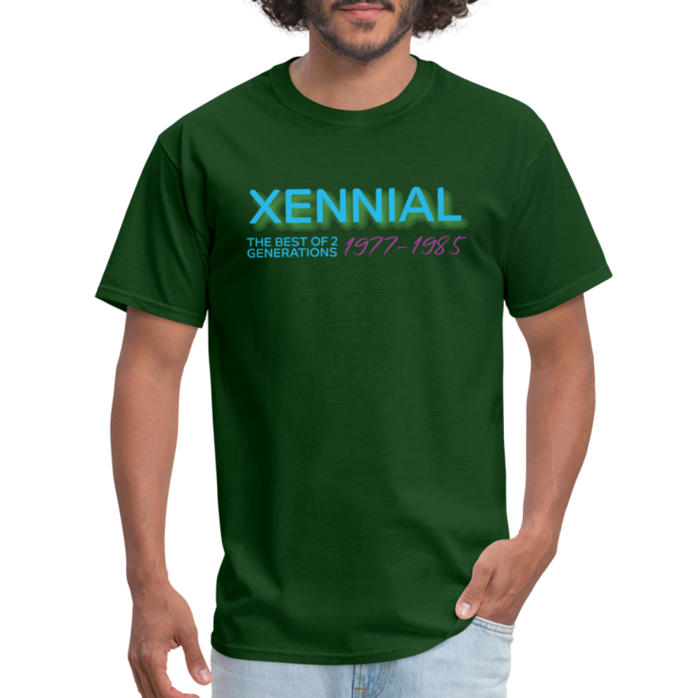 Xennial Years T-Shirt - forest green