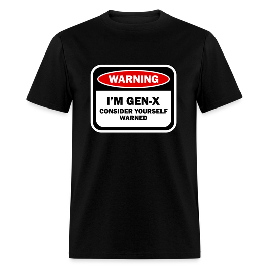 Warning " I'm Gen-X' " - black