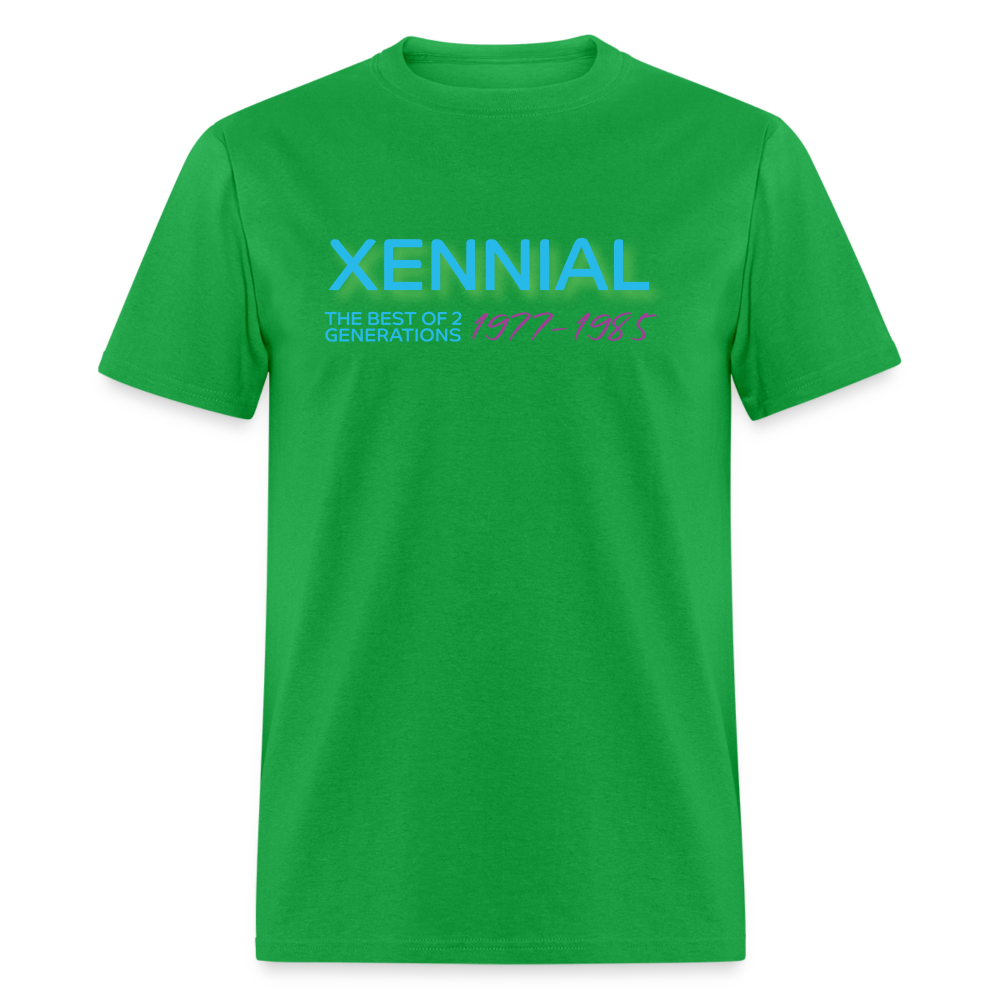 Xennial Years T-Shirt - bright green