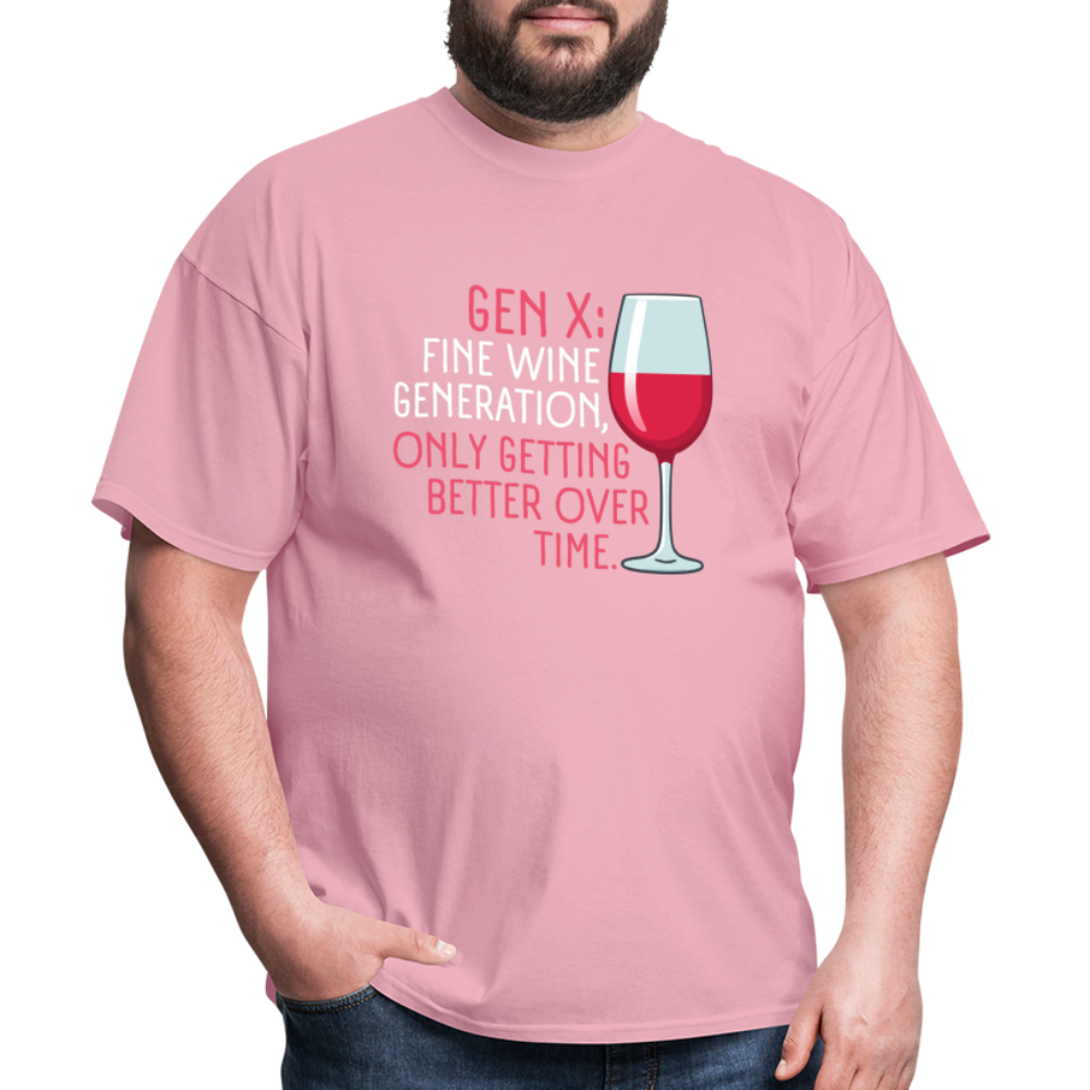 Gen-X Fine Wine T-Shirt - pink