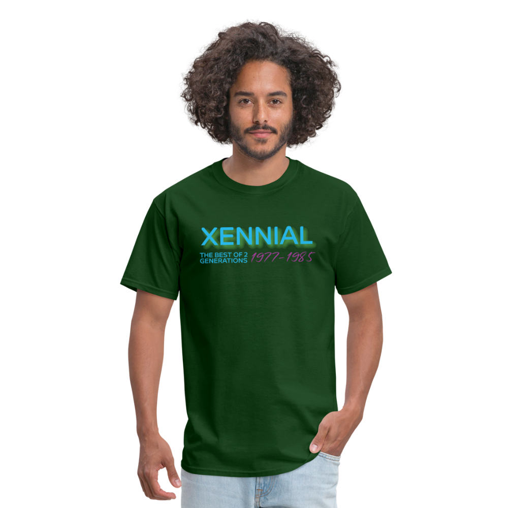 Xennial Years T-Shirt - forest green