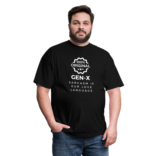 Gen-X Sarcasm T-shirt - black