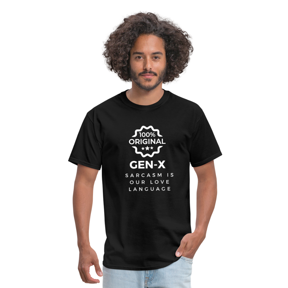 Gen-X Sarcasm T-shirt - black