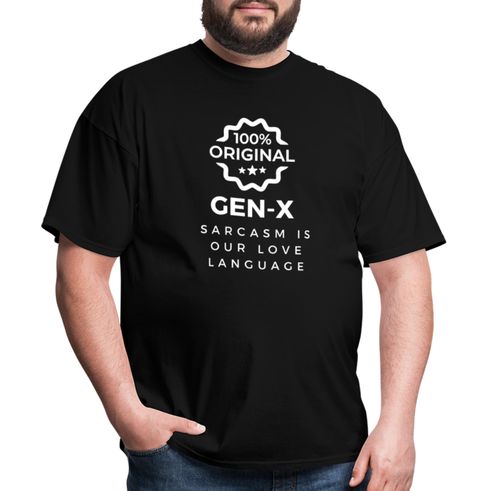 Gen-X Sarcasm T-shirt - black