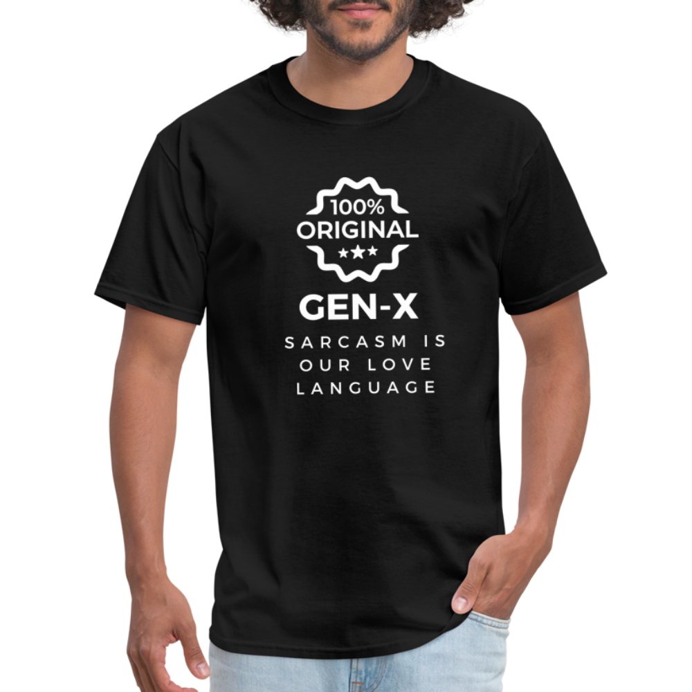 Gen-X Sarcasm T-shirt - black