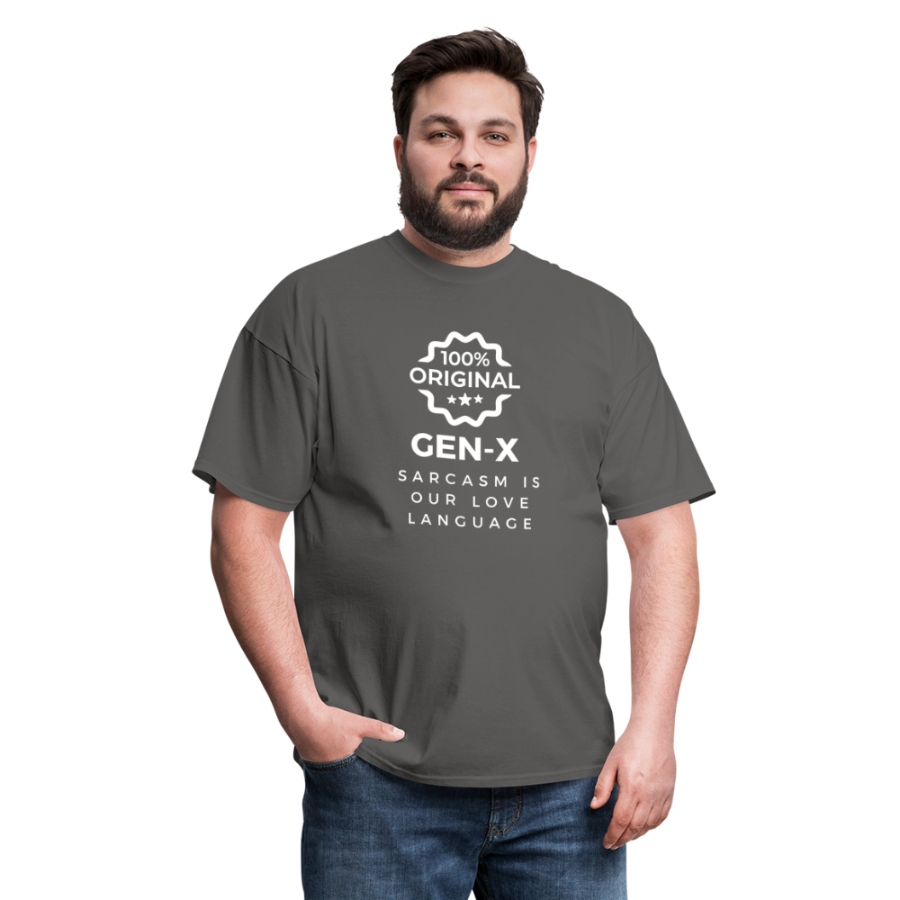 Gen-X Sarcasm T-shirt - charcoal