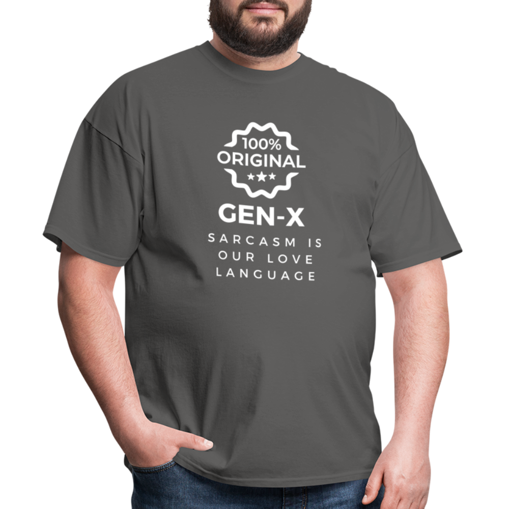 Gen-X Sarcasm T-shirt - charcoal