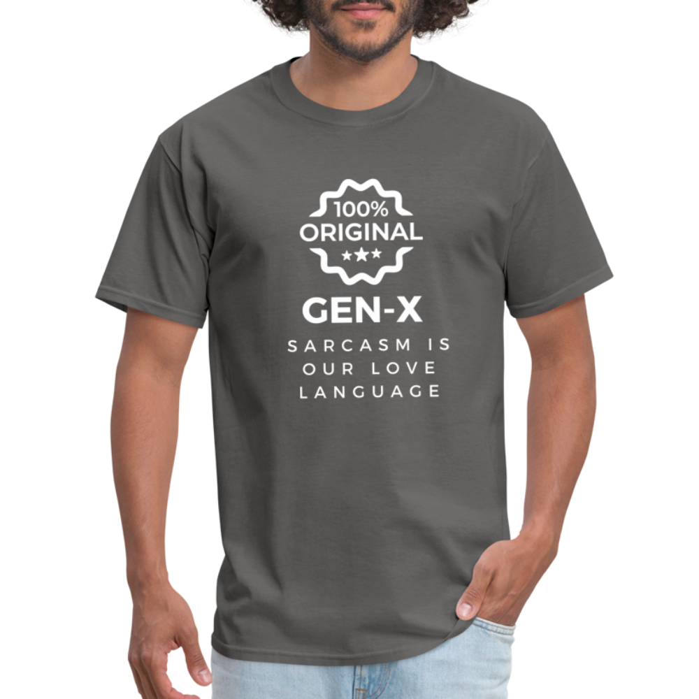Gen-X Sarcasm T-shirt - charcoal