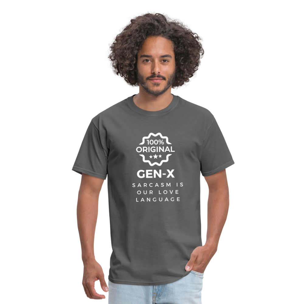Gen-X Sarcasm T-shirt - charcoal