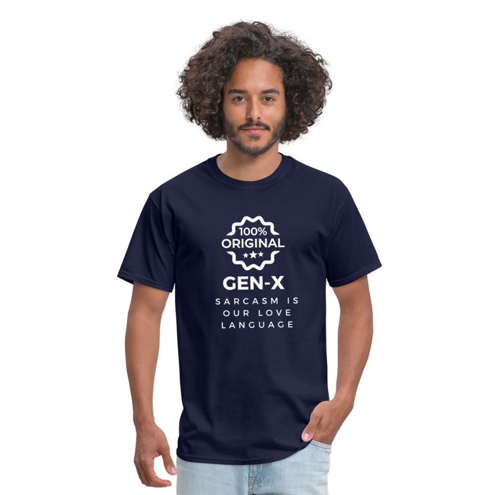 Gen-X Sarcasm T-shirt - navy