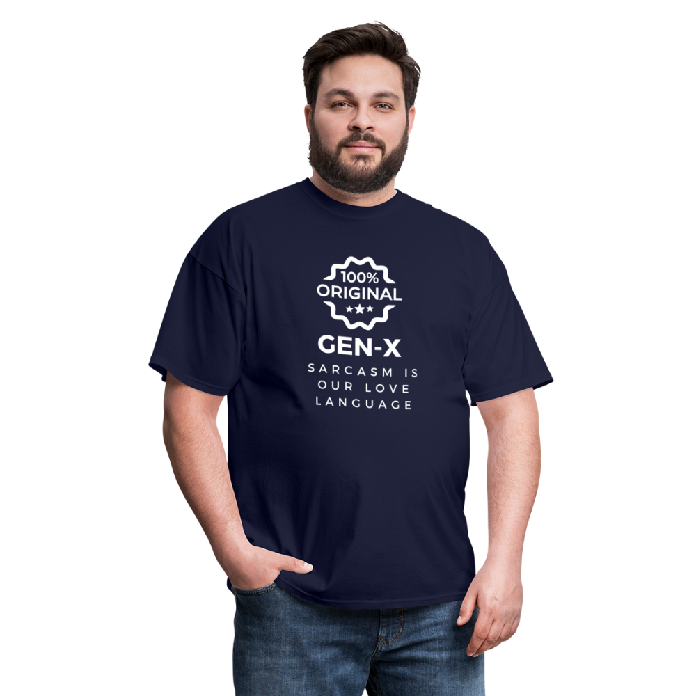 Gen-X Sarcasm T-shirt - navy