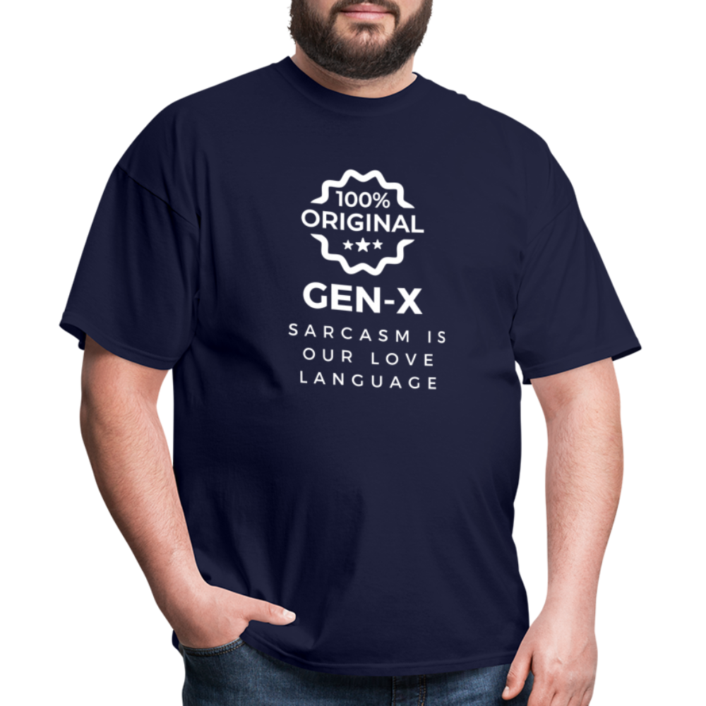 Gen-X Sarcasm T-shirt - navy