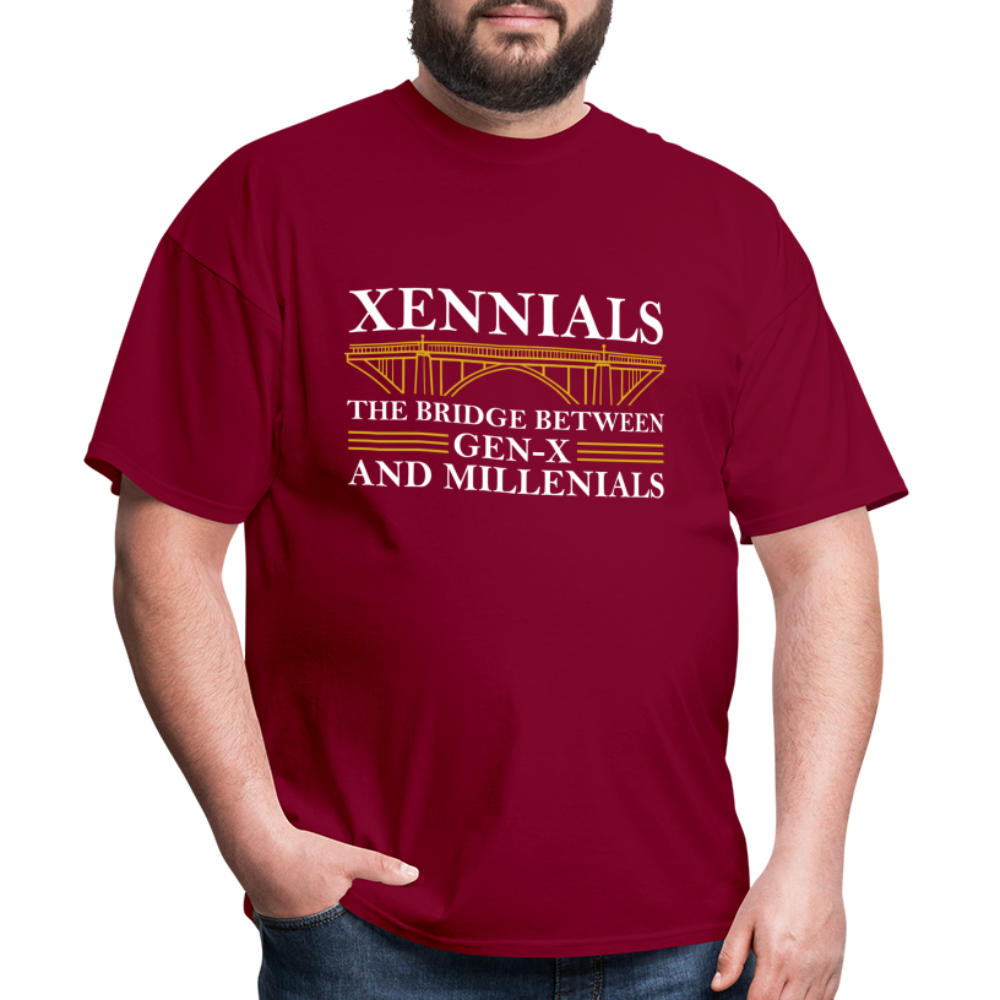 The Xennial Bridge - burgundy