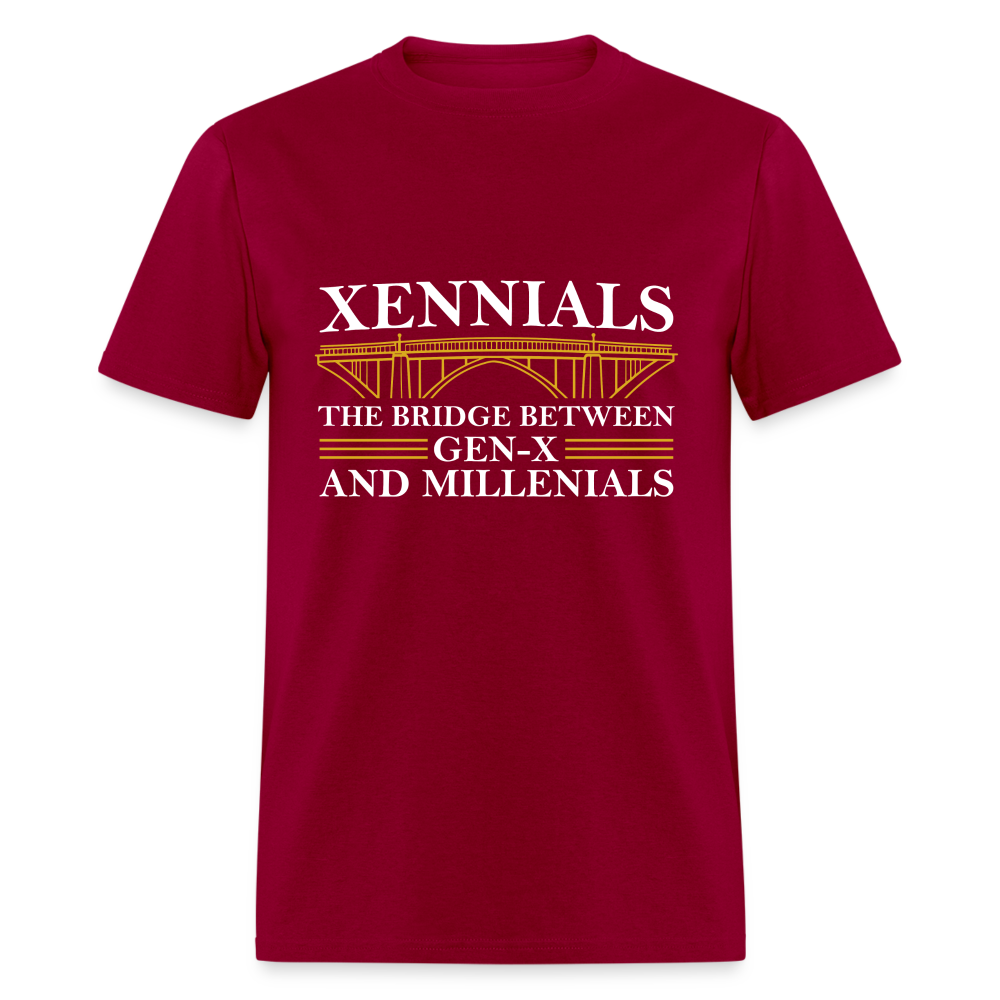 The Xennial Bridge - dark red