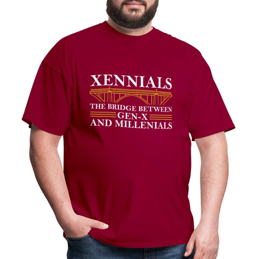 The Xennial Bridge - dark red