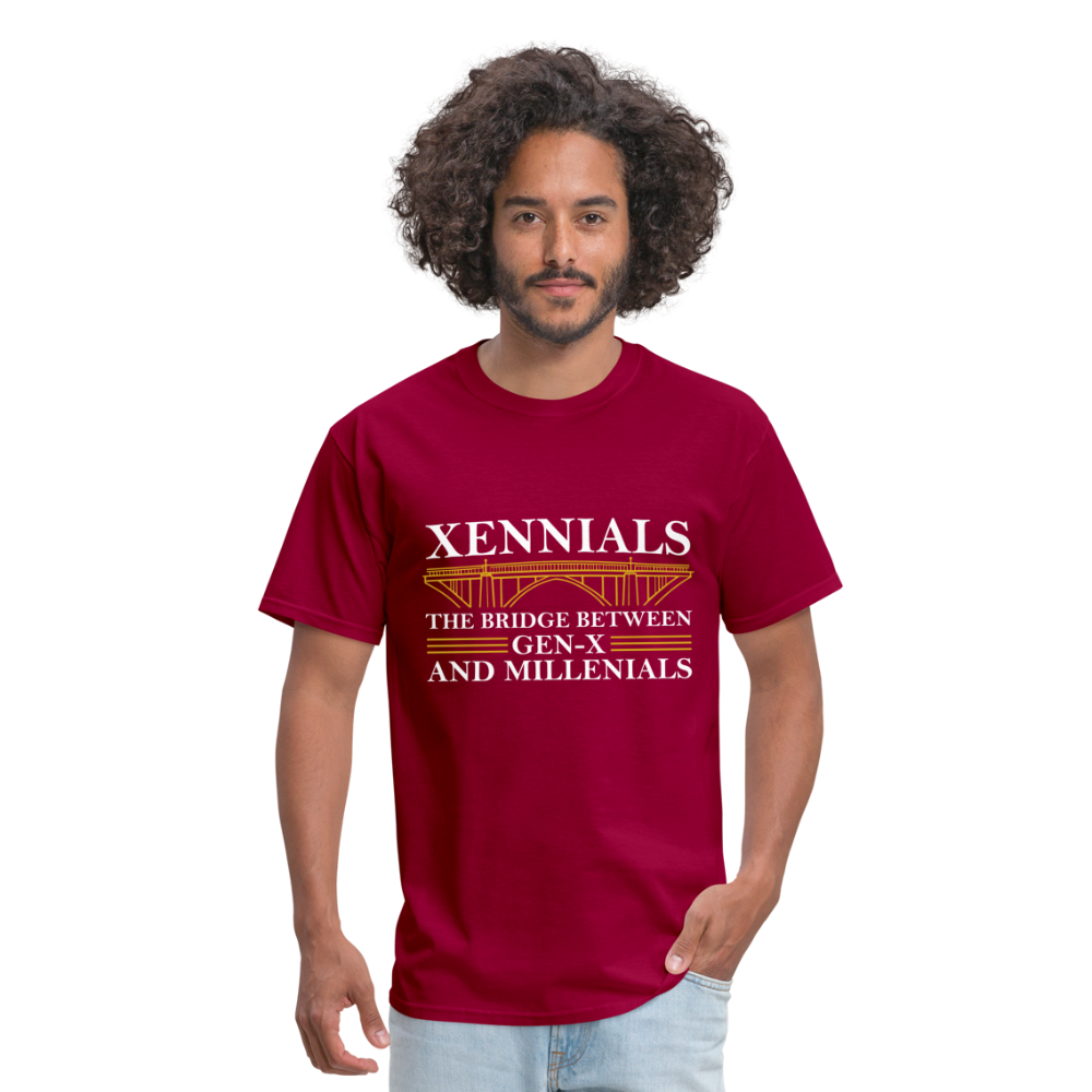 The Xennial Bridge - dark red