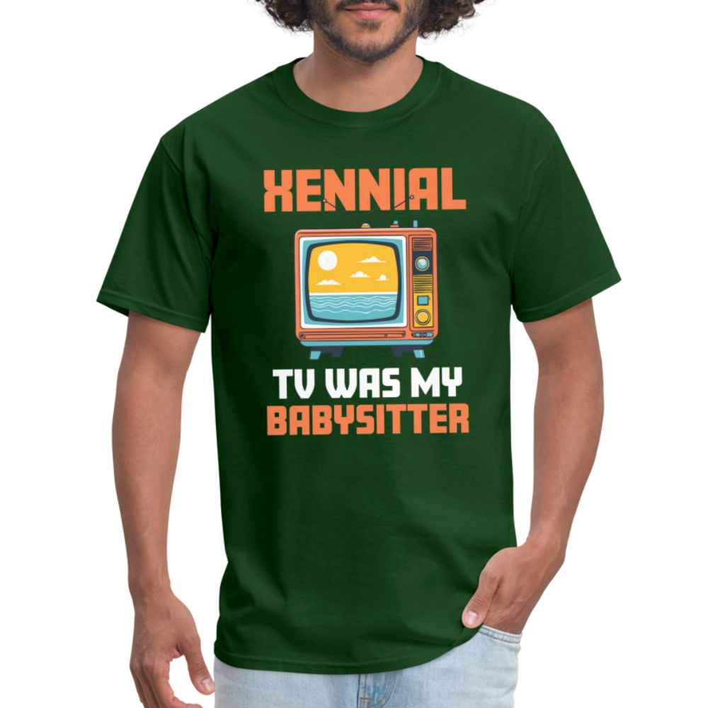 Xennial TV Babysitter - forest green